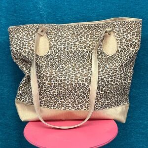 Leopard Print Tote Bag